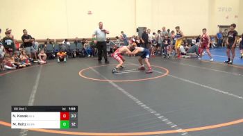 85 lbs Rr Rnd 1 - Nate Kasak, K8 4M vs Manny Reitz, K8 Partner Trained