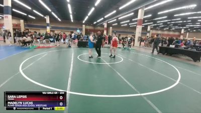 235 lbs Round 3 - Sara Lepsis, Texas vs Madelyn Lucas, Plano Senior High School Wrestling