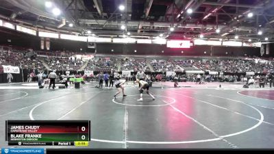 98 lbs Cons. Round 2 - James Chudy, Capistrano Valley vs Blake Franke, Hermiston Oregon