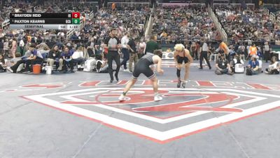4A 126 lbs Semifinal - Paxton Kearns, Uwharrie Charter Academy vs Brayden Reid, Hibriten High School