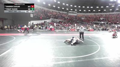 175 lbs Cons. Round 4 - Warren Caulum, West Salem/Bangor vs Finley Olson, Sarbacker Wrestling Academy