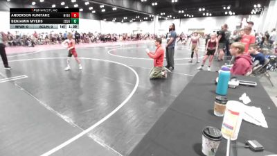 73 lbs Round 3 (6 Team) - Anderson Kunitake, MF Army vs Benjamin Myers, SC United