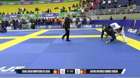 Artur Antunes Corrêa Rocha vs Caua Lucas Monteiro Da Silva 2025 Brasileiro Jiu-Jitsu IBJJF