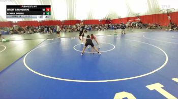 111-111 lbs Round 2 - Brett Bagnowski, Wisconsin Rapids vs Logan Bozile, Oconto Falls