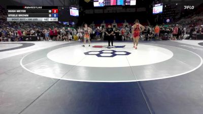 190 lbs Cons. Rd Of 64 - Hugh Meyer, ND vs Steele Brown, GA