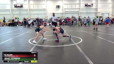 76 lbs Round 3 (6 Team) - KJ Allen, Neighborhood WC vs Grady Peterson, NOVA Wrestling Club