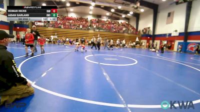 55 lbs Rr Rnd 1 - Roman HIcks, Raw Wrestling Club vs Aidan Garland, Berryhill Wrestling Club