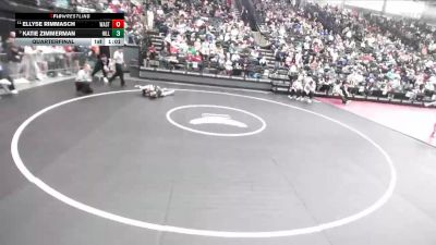 5A 100 lbs Quarterfinal - Katie Zimmerman, Hillcrest vs Ellyse Rimmasch, Wasatch