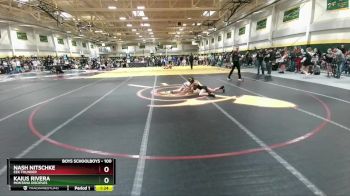 100 lbs Champ. Round 1 - Kaius Rivera, Montana Disciples vs Nash Nitschke, EEK Thunder