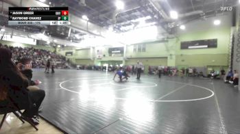 175 lbs Semifinal - Raymond Chavez, SAN PEDRO vs Jason Greer, University