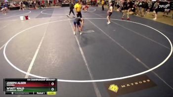 114 Championship Bracket Cons. Round 4 - Wyatt Wald, Cambridge-Asanti vs Joseph Alger, Waconia