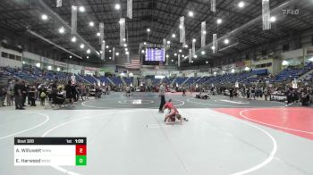 95 lbs Semifinal - Apollo Willuweit, Winner vs Emerson Harwood, Westside Raiders