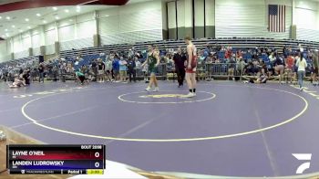 195 lbs Champ. Round 1 - Layne O`Neil, MI vs Landen Ludrowsky, OH