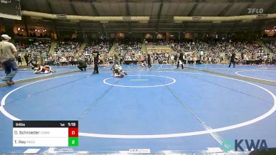 64 lbs Quarterfinal - Durbin Schroeder, Cowboy Wrestling Club vs Tyton Ray, Prodigy Elite