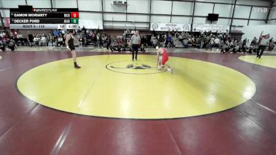 113 lbs Champ. Round 1 - Eamon Moriarty, Richfield vs Decker Ford, Juab