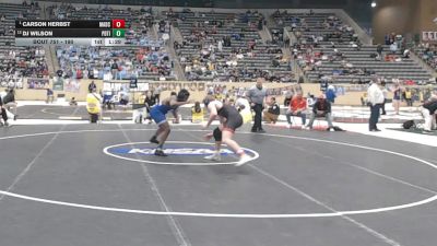 190 lbs Semifinal - Carson Herbst, Madison Central vs DJ Wilson, Paducah Tilghman