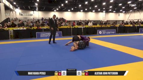 Alistair John Patterson vs Maki Ikaika Pitolo 2025 World IBJJF Jiu-Jitsu No-Gi Championship