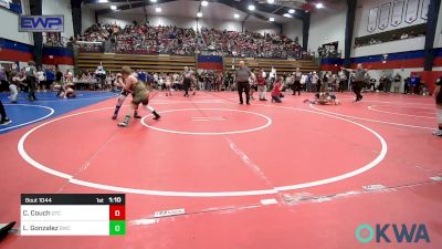 110 lbs Quarterfinal - Cooper Couch, Grove Takedown Club vs Lucas Gonzalez, Berryhill Wrestling Club