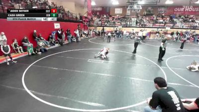 70 lbs 5th Place Match - Aiden Setser, Declo Stingers vs Cash Green, East Idaho Elite Wrestling Club