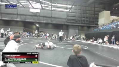 70 lbs Cons. Round 3 - Keean Schwindt, U Town Hammers vs Elliott Steinkirchner, SlyFox Wrestling Academy