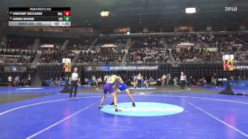 133 lbs Cons. Round 3 - Aiden Evans, Loras vs Vincent Ziccardi, Wash. & Lee