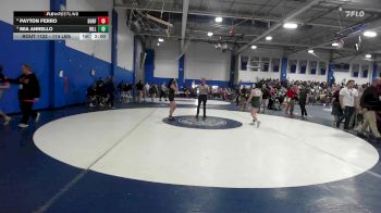 114 lbs Consi Of 4 - Payton Ferro, Durfee vs Mia Annello, Billerica
