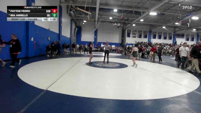114 lbs Consi Of 4 - Payton Ferro, Durfee vs Mia Annello, Billerica