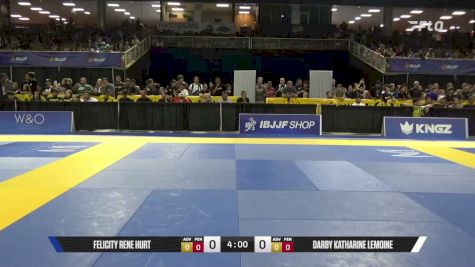 Darby Katharine LeMoine vs Felicity Rene Hurt 2026 Pan Kids Jiu-Jitsu IBJJF Championship