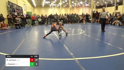 90 lbs Rr Rnd 1 - Michael Johnson, Gladiators K-8 vs Joey Sesock, Highland Hornets K-8