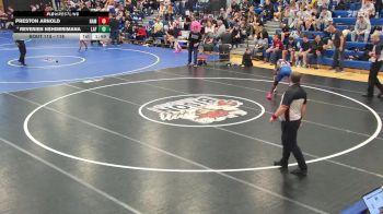 118 lbs Champ. Round 2 - Preston Arnold, Hamburg vs Reverien Nshimirimana, Lafayette