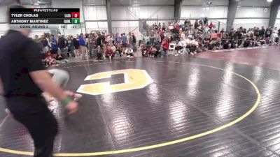 175 lbs Cons. Round 2 - Anthony Martinez, Rawlins vs Tyler Cholas, Laramie