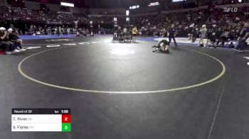 113 lbs Round Of 32 - Caleb Rivas, Golden West (CS) vs Syruss Flores, Paloma Valley (SS)
