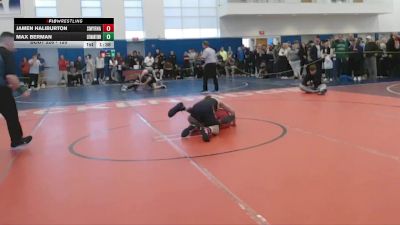 120 lbs Champ. Round 1 - Max Berman, Germantown Academy vs Jamen Haliburton, Smyrna