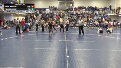 172 lbs Semifinal - Gage Wentzel, Montoursville vs David Perez, Ponaganset-RI