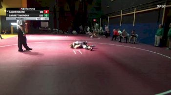 150 lbs Round 1 - Barrett Morgan, Algona vs Calvin Hacke, Xavier, Cedar Rapids