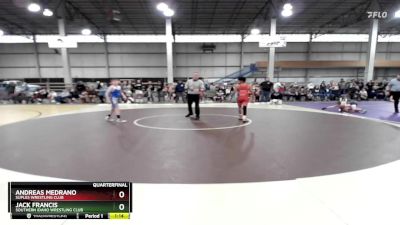 95 lbs Quarterfinal - Andreas Medrano, Suples Wrestling Club vs Jack Francis, Southern Idaho Wrestling Club