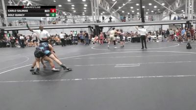 126 lbs Round 4 (6 Team) - Carlo Salinas, Mat Assassins Red vs Holt Quincy, Freakztyle Wrecking Crew