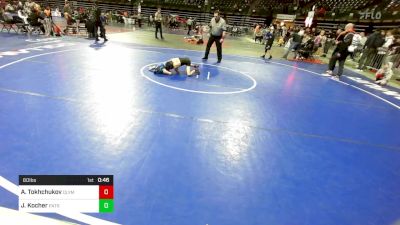 60 lbs Consi Of 8 #2 - Adam Tokhchukov, Olympic vs John Kocher, Patriot Club