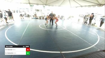 132 lbs Consi Of 16 #1 - Hondo Hamel, Patrick Henry vs Kyros Kelaidis, Cdm