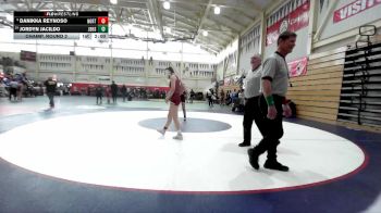 105 lbs Champ. Round 2 - Danikka Reynoso, Northgate vs Jordyn Jacildo, Jesse Bethel High School