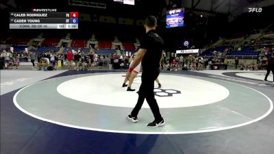 285 lbs Cons. Rd Of 16 - Caleb Rodriguez, PA vs Caden Young, UT