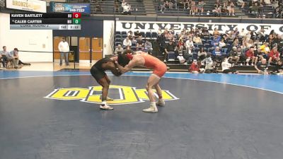 141 lbs Cons. Round 2 - Caleb Carter, Maryville vs Kaven Bartlett, Newman
