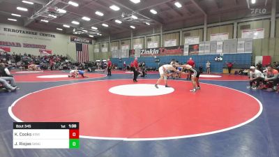 175 lbs Round Of 32 - Kane Cooks, Atascadero vs Josiah Riojas, Sanger West