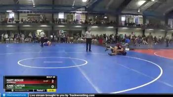 165 lbs Quarterfinal - Matt Rogge, Augsburg vs Gabe Carter, Cornell College