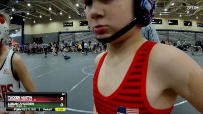 72 lbs Round 2 (8 Team) - Logan Ahlgren, PitBull Terps vs Tucker Austin, Crossroads Wrestling