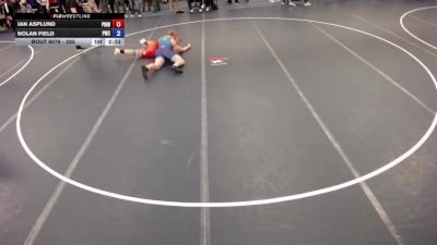 285 lbs Champ. Round 2 - Ian Asplund, Pinnacle vs Nolan Field, Peak Wrestling Club