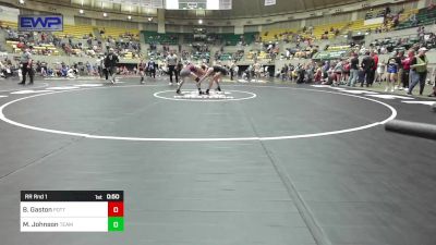 104-109 lbs Rr Rnd 1 - Bailey Gaston, Pottsville Apache Youth Wrestling vs Maddix Johnson, Team Zulpo Perryville Wrestling