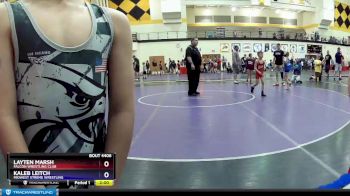 53 lbs Quarterfinal - Layten Marsh, Falcon Wrestling Club vs Kaleb Leitch, Midwest Xtreme Wrestling