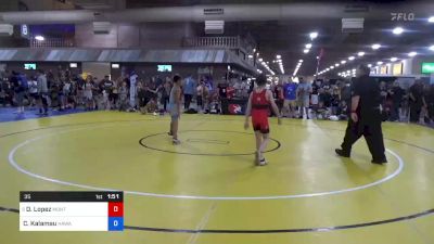 35 lbs Rnd Of 16 - David Lopez, Montrose Elite Wrestling vs Chazeron Kalamau, Hawaii