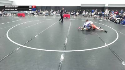 165 lbs Brice Lozinsky, Oklahoma Red vs Gauge Vincke, Team Michigan Red
